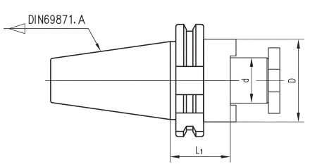 DIN69871 Face Mill Holder