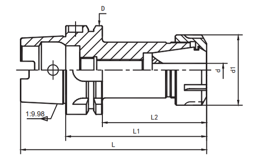 HSK63A ER Collet Chuck