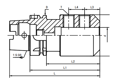 HSK63A  End mill holder