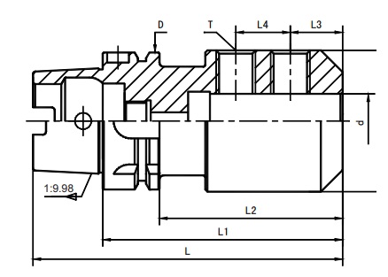 HSK100A End Mill Holder