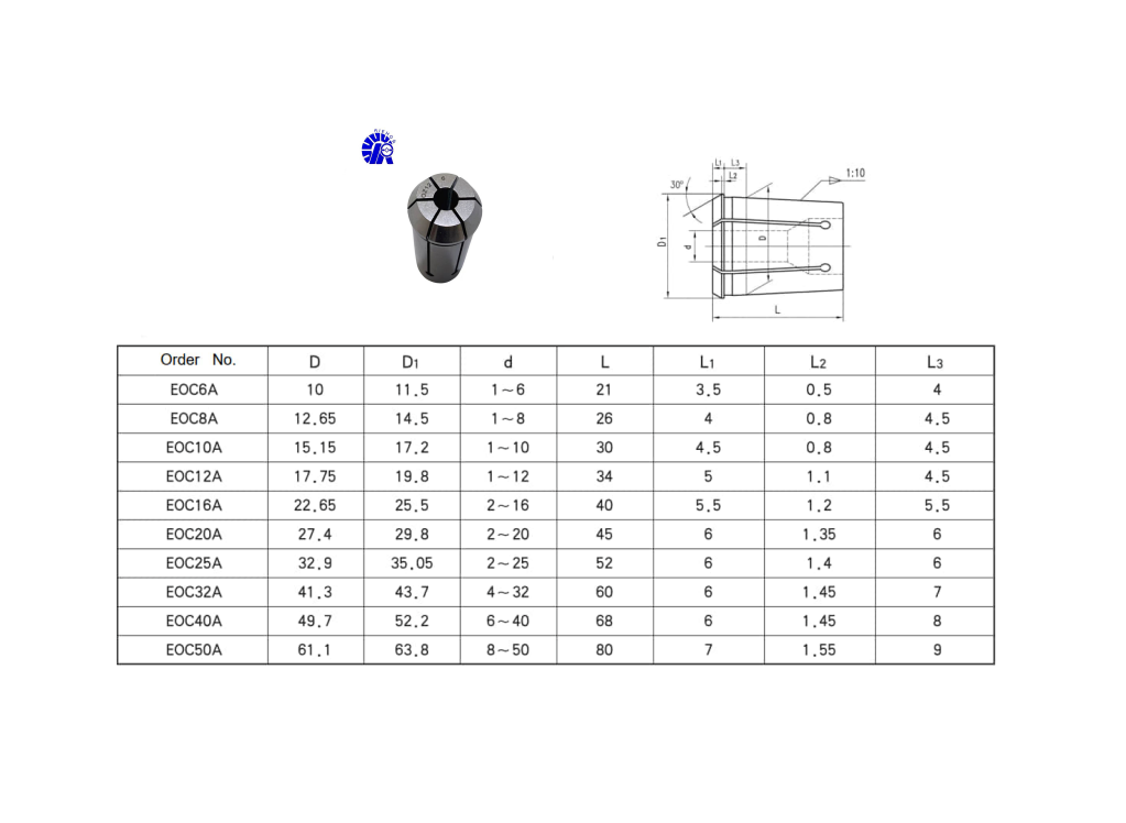 OZ8A collet (EOC8A Collet)